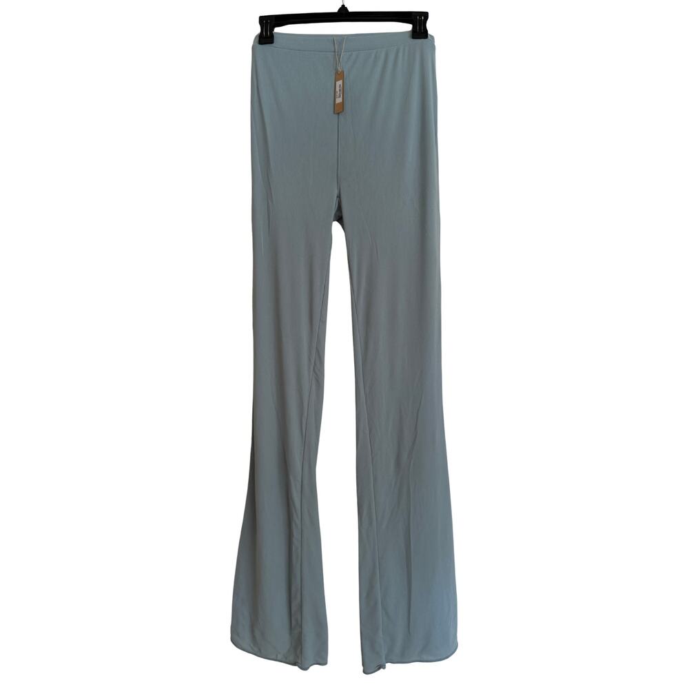 SKIMS Stretch Summer Mesh Pants Sky L NWT $108